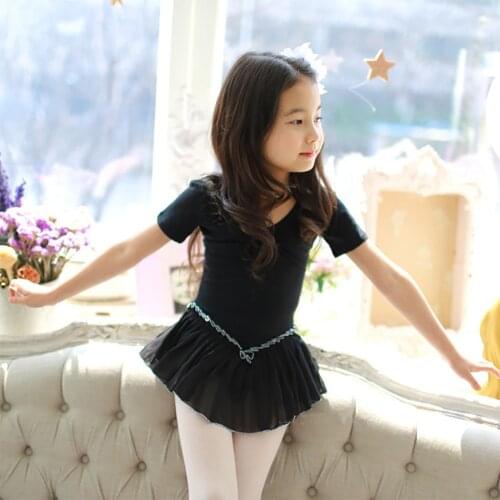 Lovely Ballet Dress Cotton Leotard Dance Wear Costume Kids Ballerina Dress