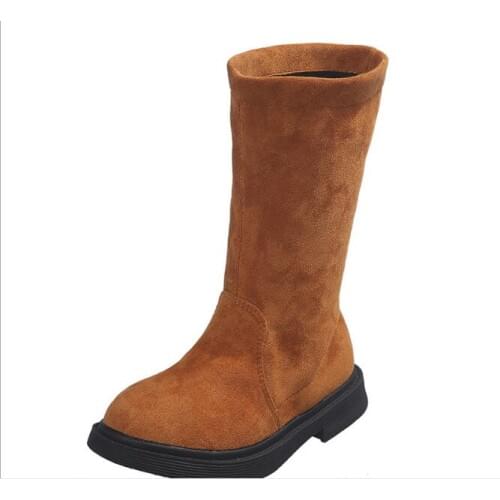 Fashion Children Princess Boots Kids For Baby New Girls High Boots Autumn And Winter Korean Fashion Warm Boots Soft