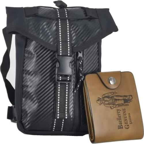 Motorcycle Dro Leg Bag Fanny Waist Belt Hip Bum pocket Travel Riding luggage Trend Cell Phone Case Cover Waterproof Pack