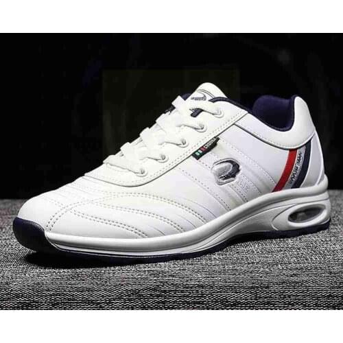 Cushion Golf Shoes For Man Waterproof Eather Sport Sneakers Athletics Walking Golf Golf Shoe Shoes Grand Shoes Comfort Men' P9C6