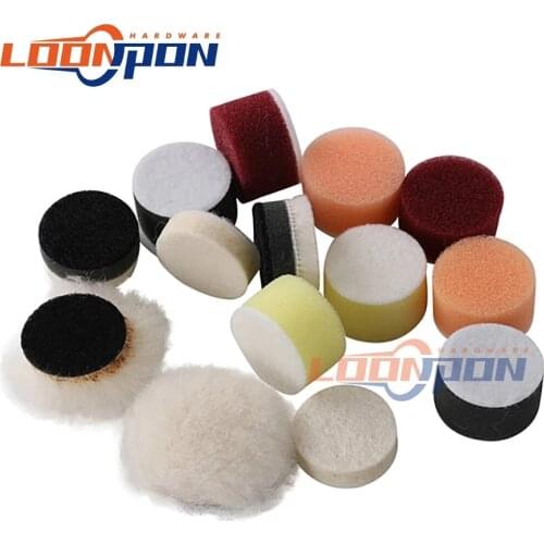 14 Parts/Set Polishing Pad For Car Polisher 1 Inch Polishing Circle Polishing Pad Tool Kit For Car Polisher Wax Pulidora Car