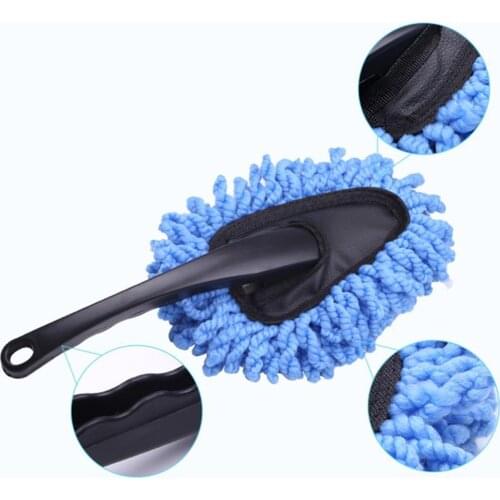 New Durable Car Dust Mop Car Wash Microfiber Cleaning Brush Dusting Tool Duster Home Cleaning Used For Waxing Washing Dust Brush
