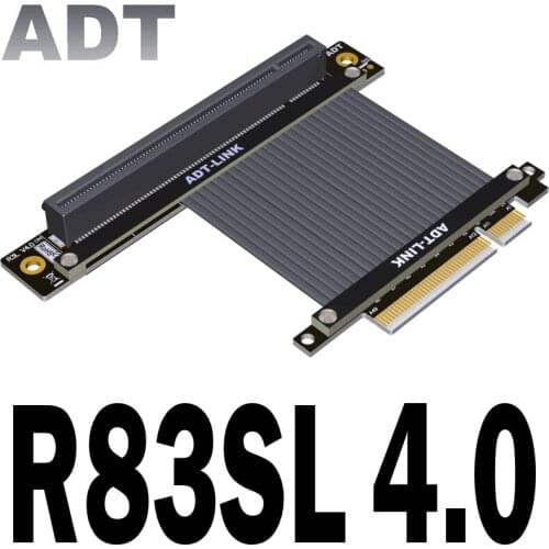 PCIE x8 Extension Cable Adapter x16 PCI-e 4.0 Riser 1U2U 8x To 16x GTX1080Ti RTX3060 Graphics Card ETH Mining Extender