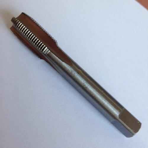 Free shipping of 1pc HSS6542 made BSW standard 9/16"-12machine straight flute Tap for steel iron aluminum workpiece threading