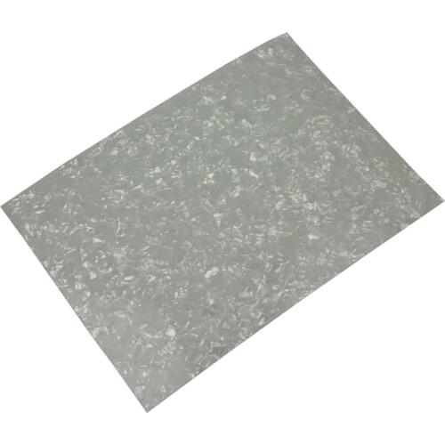 A4 Size 0.71mm Pearl White Celluloid Sheet Film 210x297mm for Pickguard Custom Inlays Guitar Pick Guitar Builder