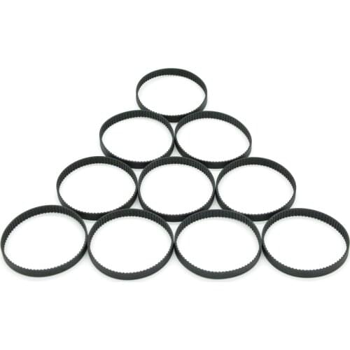 10pcs MXL Timing Belt, Closed-loop, B151MXL B153MXL , 3mm 6mm Width
