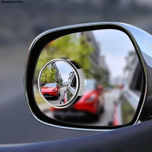 Car Reversing Rearview Mirror Blind Spot Len Car Blind Corner Mirror Convex Suction Cup General Reversing Turn Around Mirror