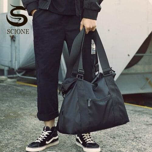 2020 Travel Bags Nylon Casual Duffle Bag Large Capacity Waterproof Mens Handbags Long Strap Anti-scratch Multi-pocket Bag