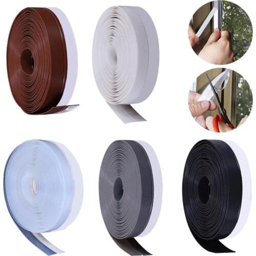 100cm Under Door Draft Guard Stopper Soundproof Seal Strip Tapes Reduce Noise Dust Weather Strip Door Bottom Sealing Durable Tap