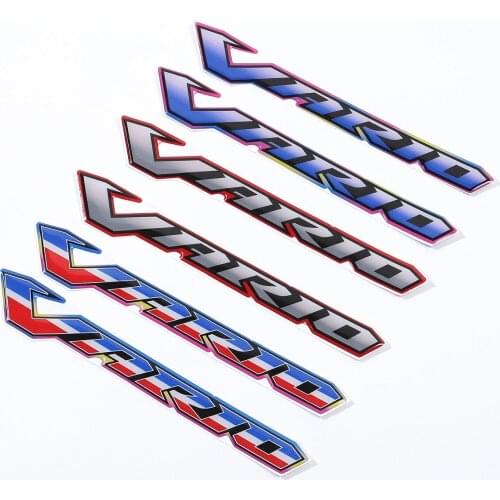 20CM Vario Logo 1 Pair 3D Tank Emblem Stickers Decal for the Honda Vario 125 150 Motorcycle Scooter