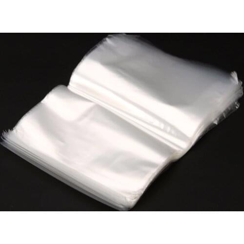 100pcs POF Heat Shrink Wrap Bag Transparent Film Heat Seal Bags Pouch Storage For Gift Packing Wine Food Cosmetic Book Packaging