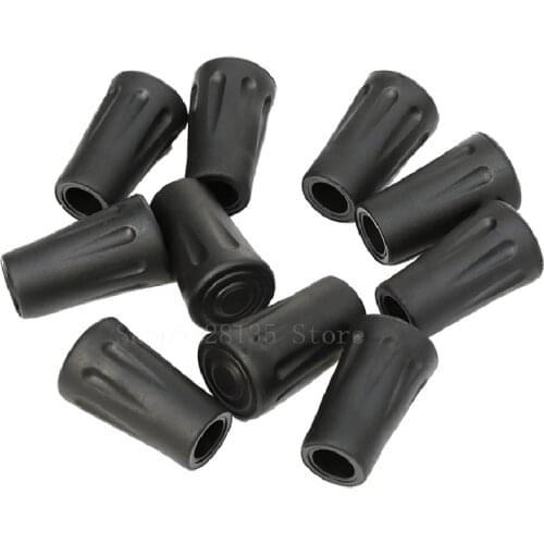 3Pcs Trekking pole walk stick cane climb replacement alpenstock outdoor camp hike protector cap tip rubber