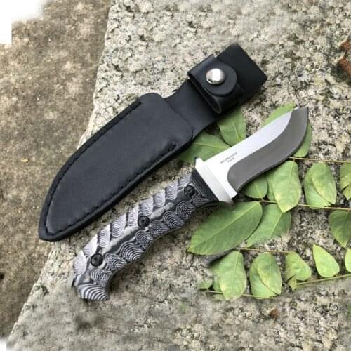 Free shipping High-end 440C Steel Survival Knives Fixed Blade Tactical Knife Very Sharp Hunting Knife