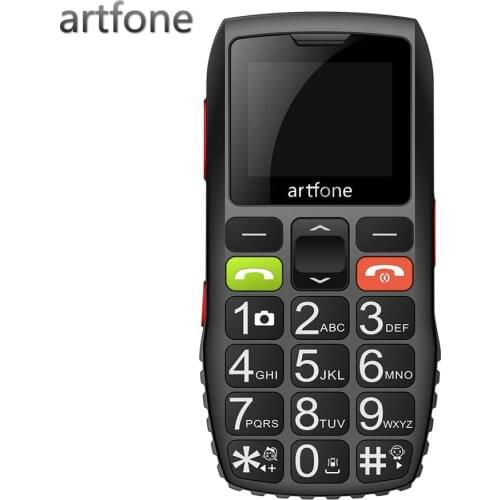 Artfone C1 Big Button Mobile Phone for Elderly, Unlocked Senior Mobile Phone With SOS Emergency Button,1400mAh Battery(2G)