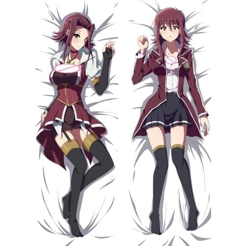 Anime Code Geass Dakimakura Case Kallen Stadtfeld Cosplay Hugging Body Pillow Case 2-Side Peach Skin Printed Pillow Cover