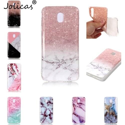 Case For Samsung Galaxy Note 9 A6 Plus Silicone Case J4 J6 J7 J8 2018 Case Luxury Marble Flower Geometric Soft Cover Samasung