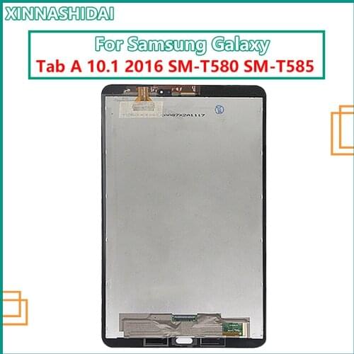 For Samsung Galaxy Tab A 10.1 2016 SM-T580 SM-T585 P580 P585 LCD Dispaly Assembly Tablet LCD Screen Touch Screen Digitizer Test