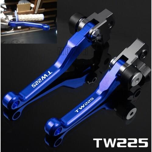 For Yamaha TW225 TW 225 2002-2017 2003 2004 2005 2006 CNC Motorcycle Dirtbike Dirt Pit Bike Motocross Pivot Brake Clutch Levers