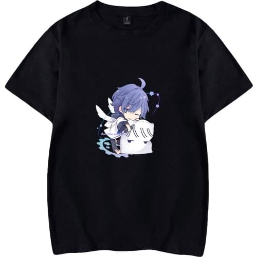 Soraru Mafumafu Mafu Mafu Print Spring Summer Holiday Street Men/Women Casual Kawaii GHIP HOP style Streetwear T-shirt