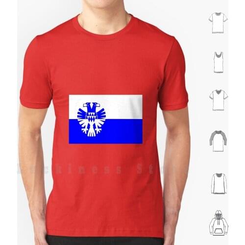 Flag Of Arnhem , Netherlands T Shirt Print 100% Cotton New Cool Tee