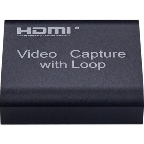 4K video capture card USB to HDMI with ring out aluminum alloy HD video capture card supports 4K*2K screen