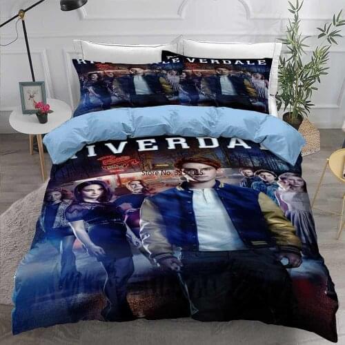 Horror Movie Riverdale 3d Bedding Set Duvet Cover Set Pillowcase Single Double Full Queen King Size Bedroom Decor Bed Linen Sets