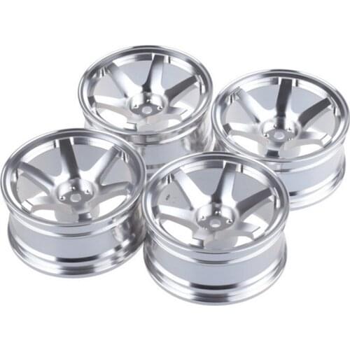 Wheel Hub Rim Upgrade Kits for 1/10 HSP 94122 94123 CS D4 TT02 Drift 4pcs/set Aluminum Alloy On Road Car