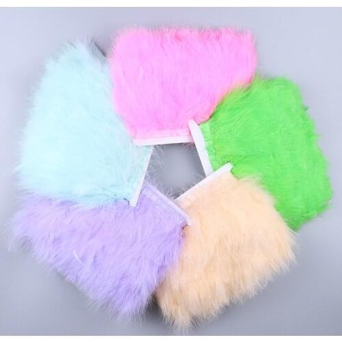 10Meters High Quality Turkey Feathers Trim Fringe Sewing Dress Accessories Wedding Decoration Plumes Ribbon For Crafts Wholesale