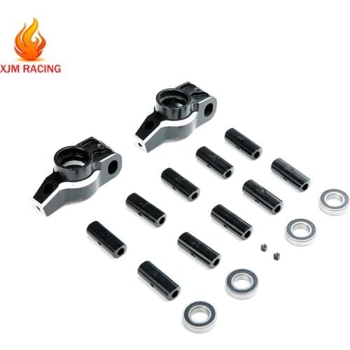 CNC Metal Adjustable Angle Rear Wheel Hub Carrier Set for 1/5 Hpi Rofun Baha Rovan Km Baja 5b 5t 5sc Rc Car Racing Toys Parts