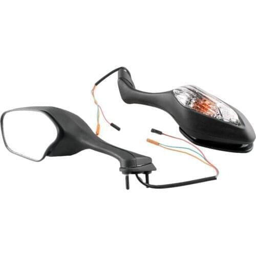 Motorcycle LED Light Indicator Rearview Rear View Side Wing Mirrors For HONDA CBR1000RR CBR 1000RR 2008-2011
