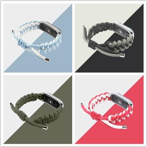 The new sex woven replacement strap for Xiaomi bracelet 3/4/5 universal Nfc version couple breathable wristband bracelet