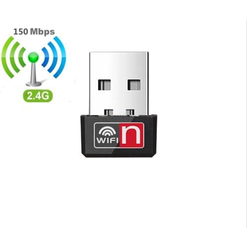 Kebidu Portable Mini USB Adapter 150Mbps Wi-Fi Adapter MT7601 For PC USB Ethernet WiFi Dongle 2.4G Network Card Wi Fi Receiver