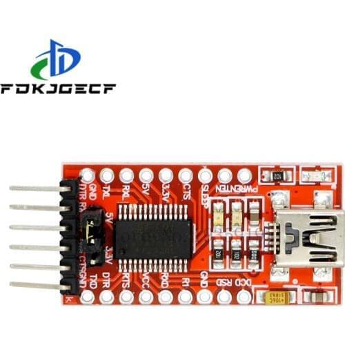 10pcs/lot FTDI FT232RL USB to TTL Serial Converter Adapter Module 5V and 3.3V For Arduino