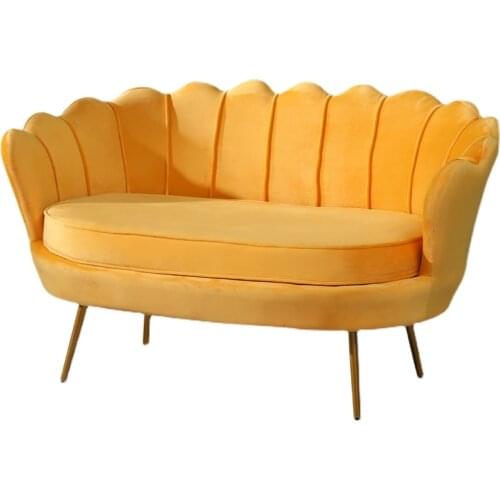 TT Modern Nordic Simple Living Room Small Apartment Beauty Salon Clothing Shop Lazy Fabric Single Sofa