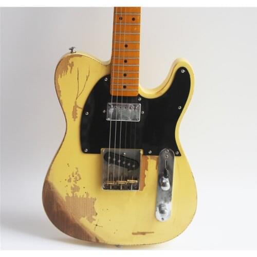 High quality F hole electric guitar, ready in store, immediately shipping