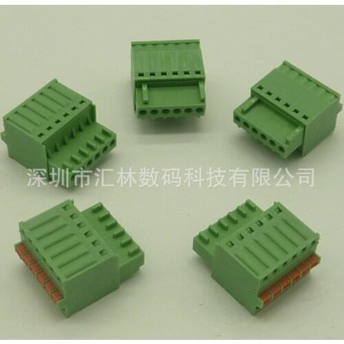 WF73H-2.5mm spring type nut-free small size pluggable terminal block