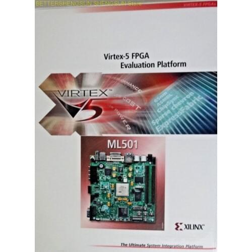 XILINX Original FPGA Development Board HW-V5-ML501-G Virtex-5 XC5VLX50T Assessment Suite