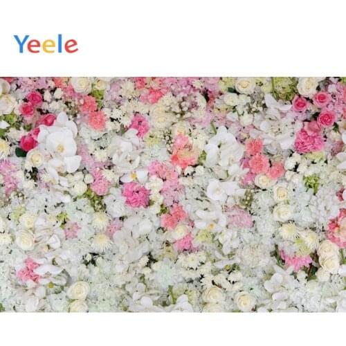 Yeele Blossom Rose Flowers Wedding Wall Baby kid Photography Backgrounds Custom Photographic Backdrops Props For Photo Studio
