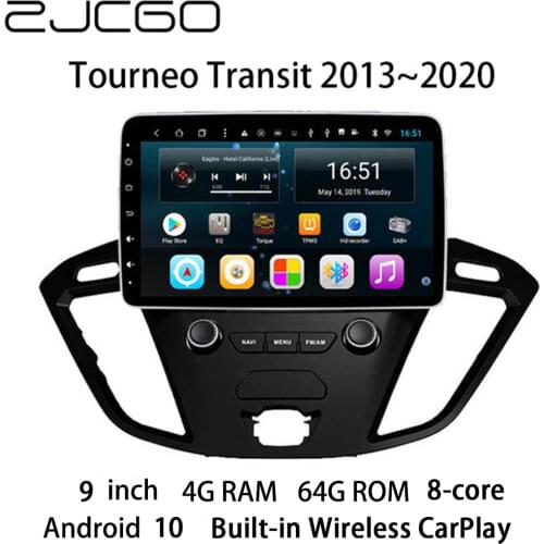 Car Multimedia Player Stereo GPS DVD Radio Navigation Android Screen for Ford Tourneo Transit 2013~2020