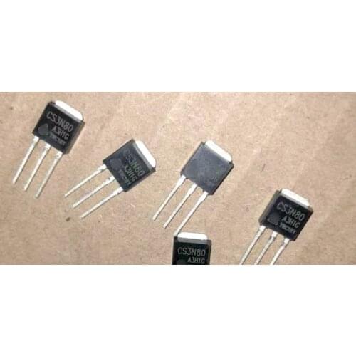 10PCS CS3N80 CS3N80A3 CS3N80A8 CS3N80F CS3N80FA9 TO-251 3A 800V Power MOSFET