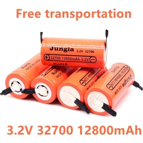 2021high capacity 3.2V 32700 12800mAh LiFePO4 Battery 12.8Ah 50A Continuous Discharge Maximum High power battery+Nickel sheets
