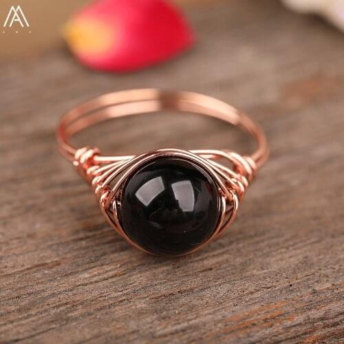 AMAZETSH Rings With Crystals