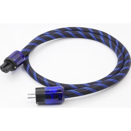 Audiophile OFC Pure Copper Hi-End Hifi Audio Power Cable Power Cord with EU Plug