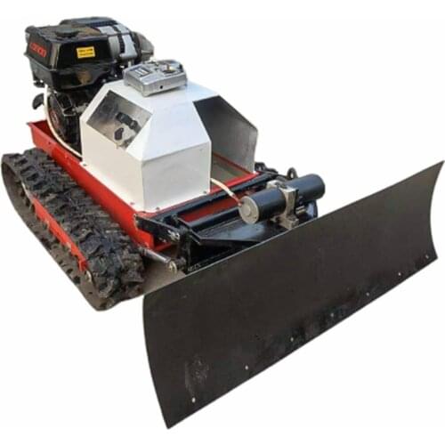 120cm Wide 12kw Remote Control Lawn Mower Snow Plow Gasoline Engine Cutting Grass Garden Machine with Snow Shovel