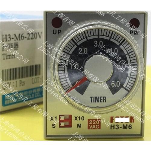 H3-M6-220V en un temporizador Original 100% nuevo H3-M6