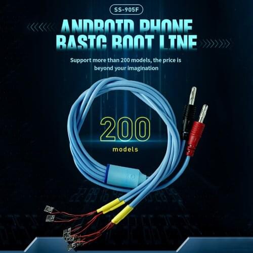 For Android Huawei Samsung Xiaomi Vivo Oppo Mobile Phone DC Power Supply Test Repair Cable iBoot Line SUNSHINE SS-905F Hand Tool