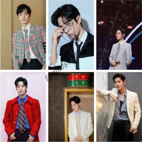 Canvas Painting Xiao Zhan Male Film and Television Star Singer Posters and Prints Wall Art Room Decoration Pictures Home Decor
