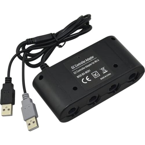 4 ports Player Converter for GameCube Controller Adapter for Wii U