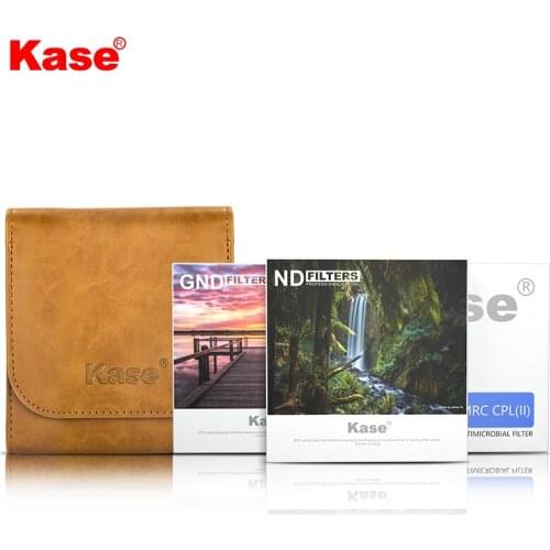 Kase 58mm 67mm 72mm 77mm 82mm Circular Filter Standard kit ( CPL + ND1000 + GND0.9 + Filter pack )