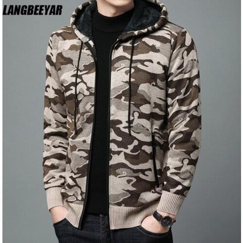 LANGBEEYAR Mens Camouflage Jackets